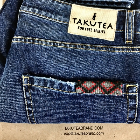 ☑️Italian Designer Jeans Takutea AKUR Distressed - Picture 8 of 14